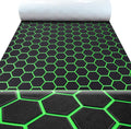 43.31' /37.7' New Hexagon EVA Self-Adhesive Boat Flooring and Decorative Fish for Yacht Pool Boat Flooring Sheet Thick Non-Skid mat