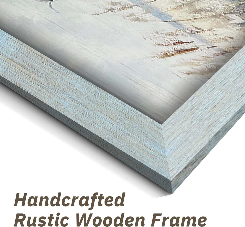 cozy country Coastal Wall Art Picture - Dynamic Beach Painting with Sand Dunes and Ocean Sky for Bathroom Living Room 48'x24'