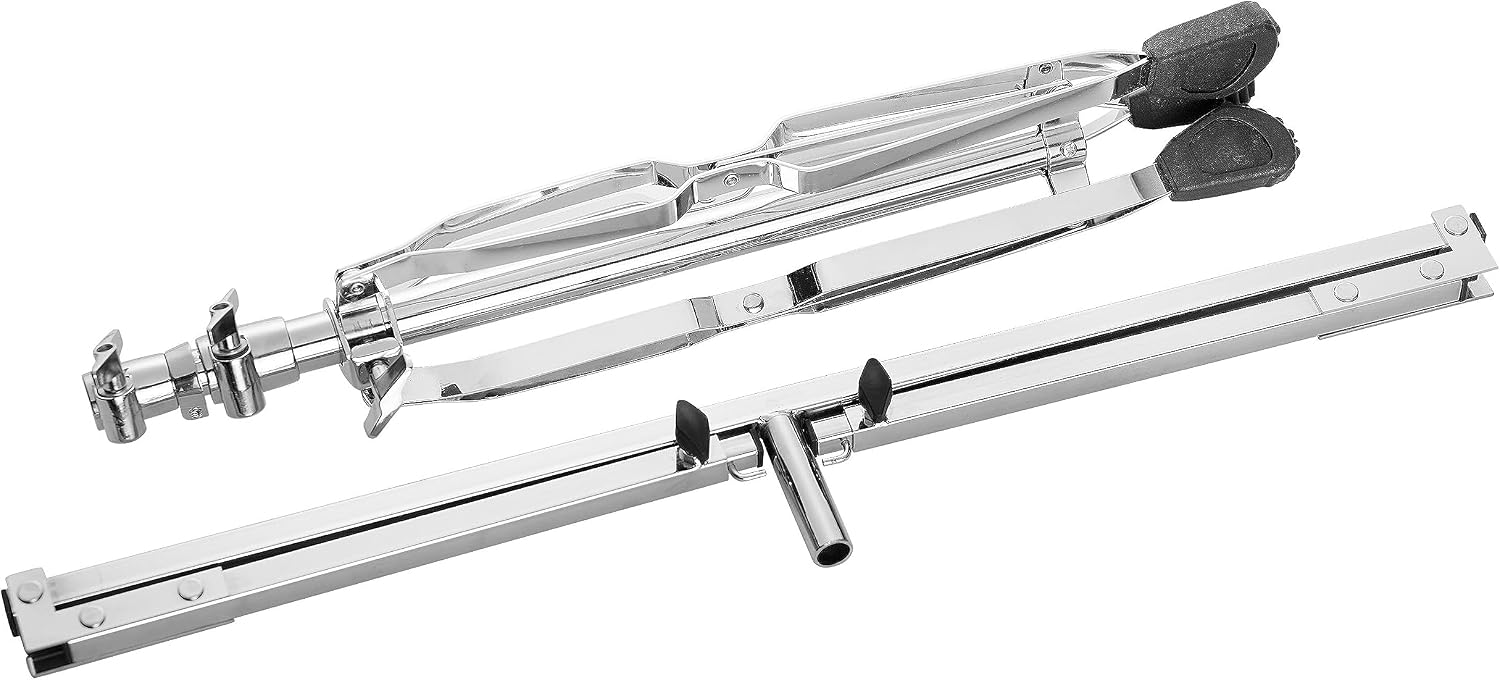 Kakesa Single Lead/Tenor Steel Drum Stand - Tripod Base (Chrome)