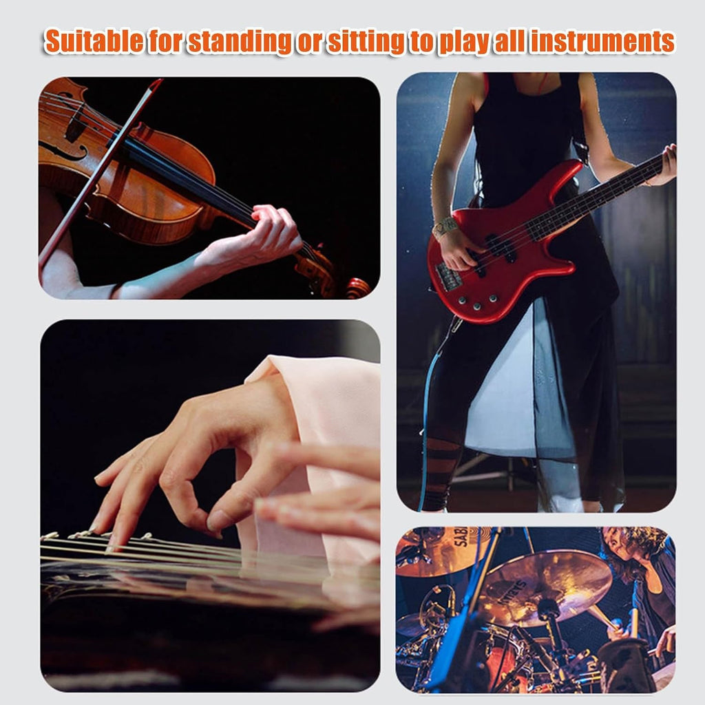 Sheet Music Stand Adjustable, Clear Acrylic Conductor Music Stand, Professional Music Book Holder, 91-141 Cm Can Be Lifted, Stabilize Durable, for Guitar, Ukulele, Violin Players