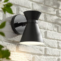 John Timberland Vance 8' High Modern Outdoor Wall Light Fixture Mount Porch House Exterior Outside LED Bulb Swivel Weatherproof Dark Sky Black Metal Front Door Patio Garage Home Deck Garden Backyard