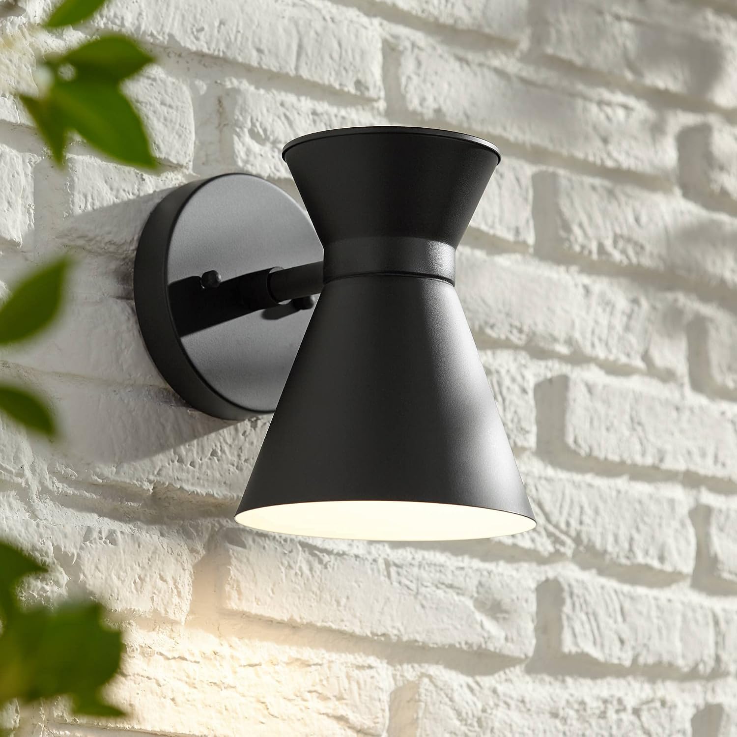 John Timberland Vance 8' High Modern Outdoor Wall Light Fixture Mount Porch House Exterior Outside LED Bulb Swivel Weatherproof Dark Sky Black Metal Front Door Patio Garage Home Deck Garden Backyard