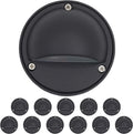 Lumina Lighting® 2W LED Deck and Step Lights (12 Pack) | Low Voltage Landscape Deck Lights Waterproof - 12V 3000K Outdoor Patio Balcony Porch Step Lighting | Replaceable G4 LED Bulb Included (Black)
