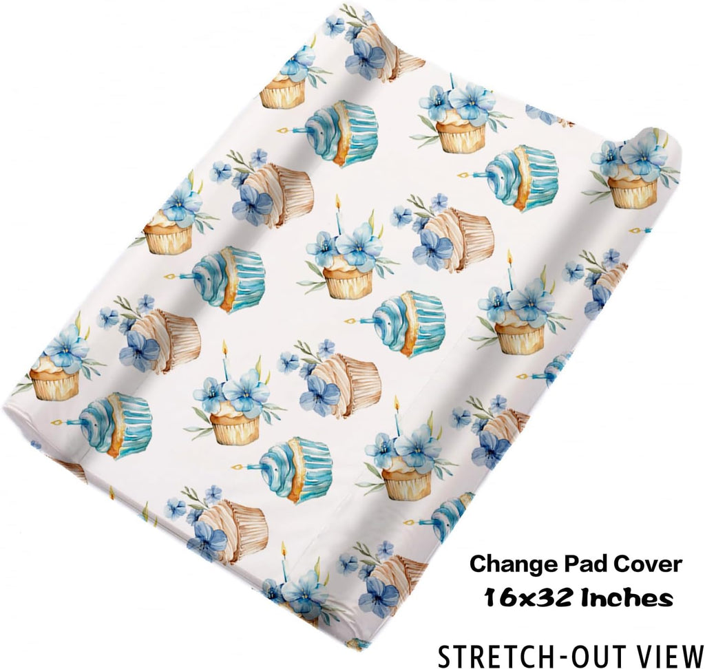 Personalized Crib Bedding Set for Baby Boys Girls, Custom Name Baby Crib Sets 5-Pcs - Toddler Double Layer Blanket Fitted Sheet Changing Pad Cover Rug Wall Art Set, Dinosaur Theme Nursery Décor