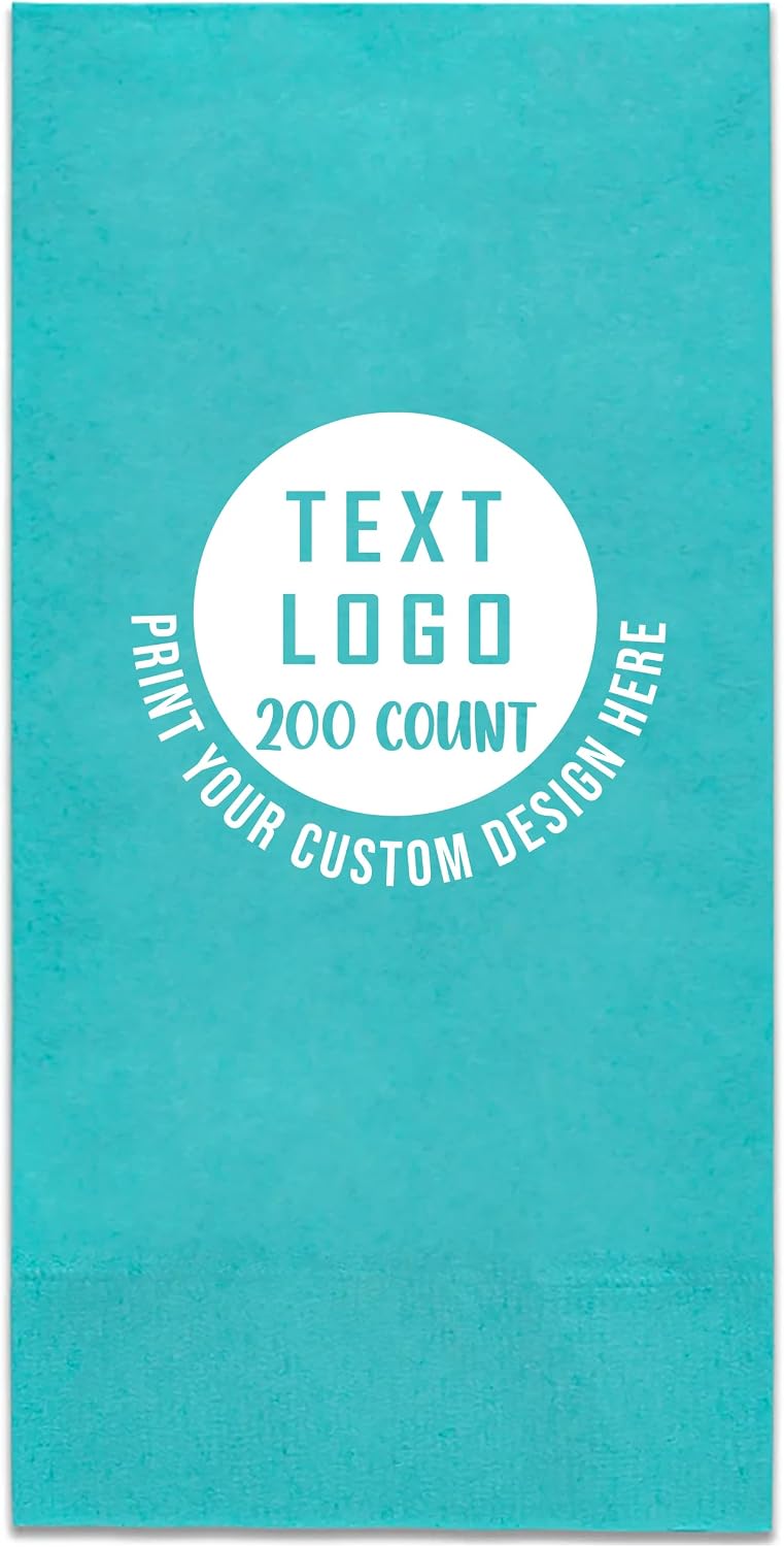 Personalized One-Color Imprint Dinner Napkins for Parties, Events, and Restaurants