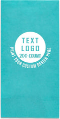 Personalized One-Color Imprint Dinner Napkins for Parties, Events, and Restaurants