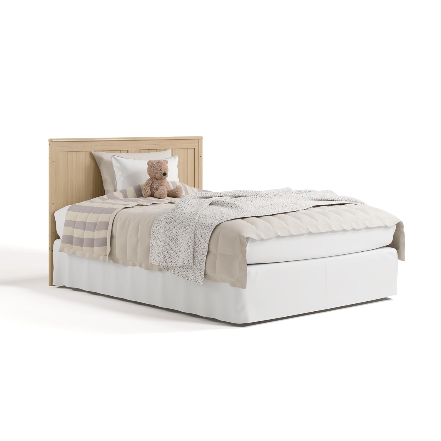 Graco Hadley 5-in-1 Convertible Crib with Drawer – GREENGUARD Gold Certified, Fits Standard Crib Mattress, Converts to Toddler Bed, Daybed and Full Bed, 4 Adjustable Mattress Heights (Driftwood)