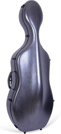 Crossrock Poly Carbon Composite Cello Case, for 3/4 Size Cello with backpack and wheels in Blue(CRF1000CETBLHT)