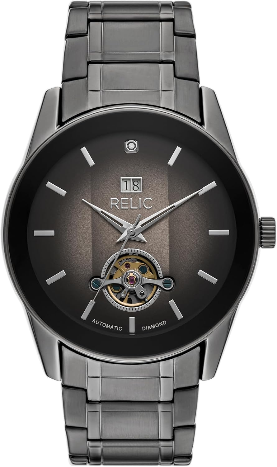 RELIC by Fossil Men's Rylan Stainless Steel and Diamond Accent Watch