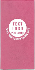 Personalized One-Color Imprint Dinner Napkins for Parties, Events, and Restaurants