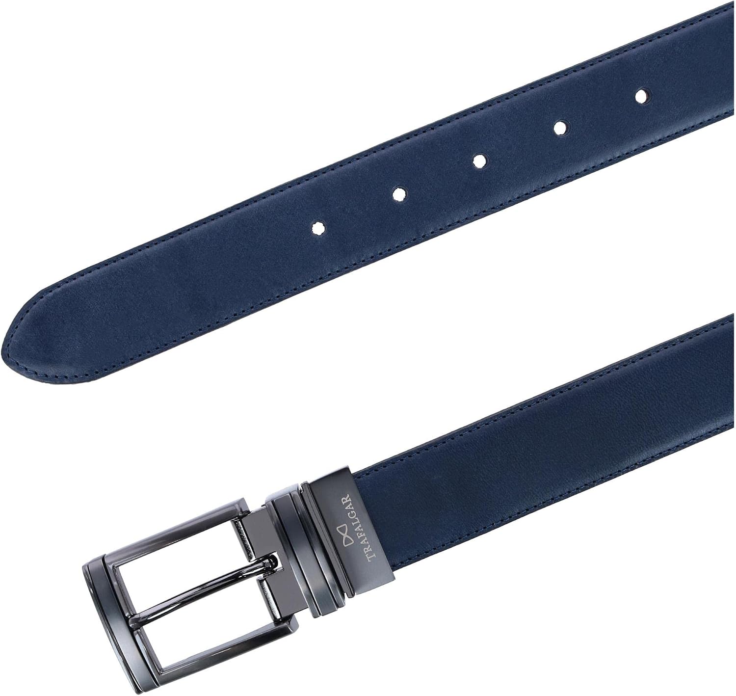 Trafalgar Men's Maverick 32mm Reversible Leather Dress Belt