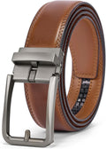 Executive Reversible Genuine Leather Belt Men 1 3/8' Golf Dress Casual Two-in-One Gift Box.