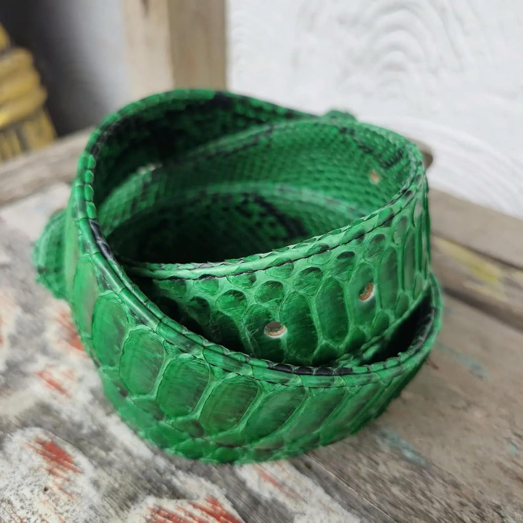 Genuine python leather skin belts for men snakeskin dress belt casual men's belt snake leather belts for men width 1.5'