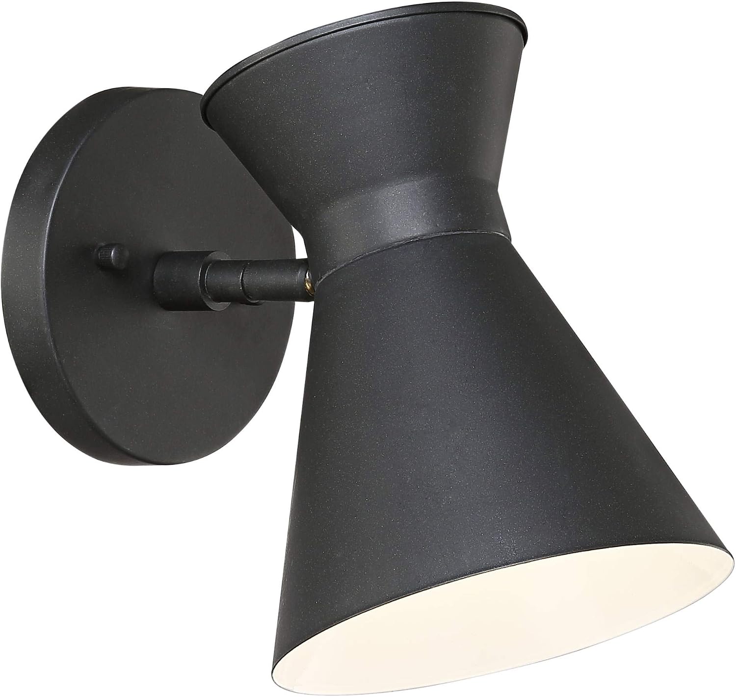 John Timberland Vance 8' High Modern Outdoor Wall Light Fixture Mount Porch House Exterior Outside LED Bulb Swivel Weatherproof Dark Sky Black Metal Front Door Patio Garage Home Deck Garden Backyard