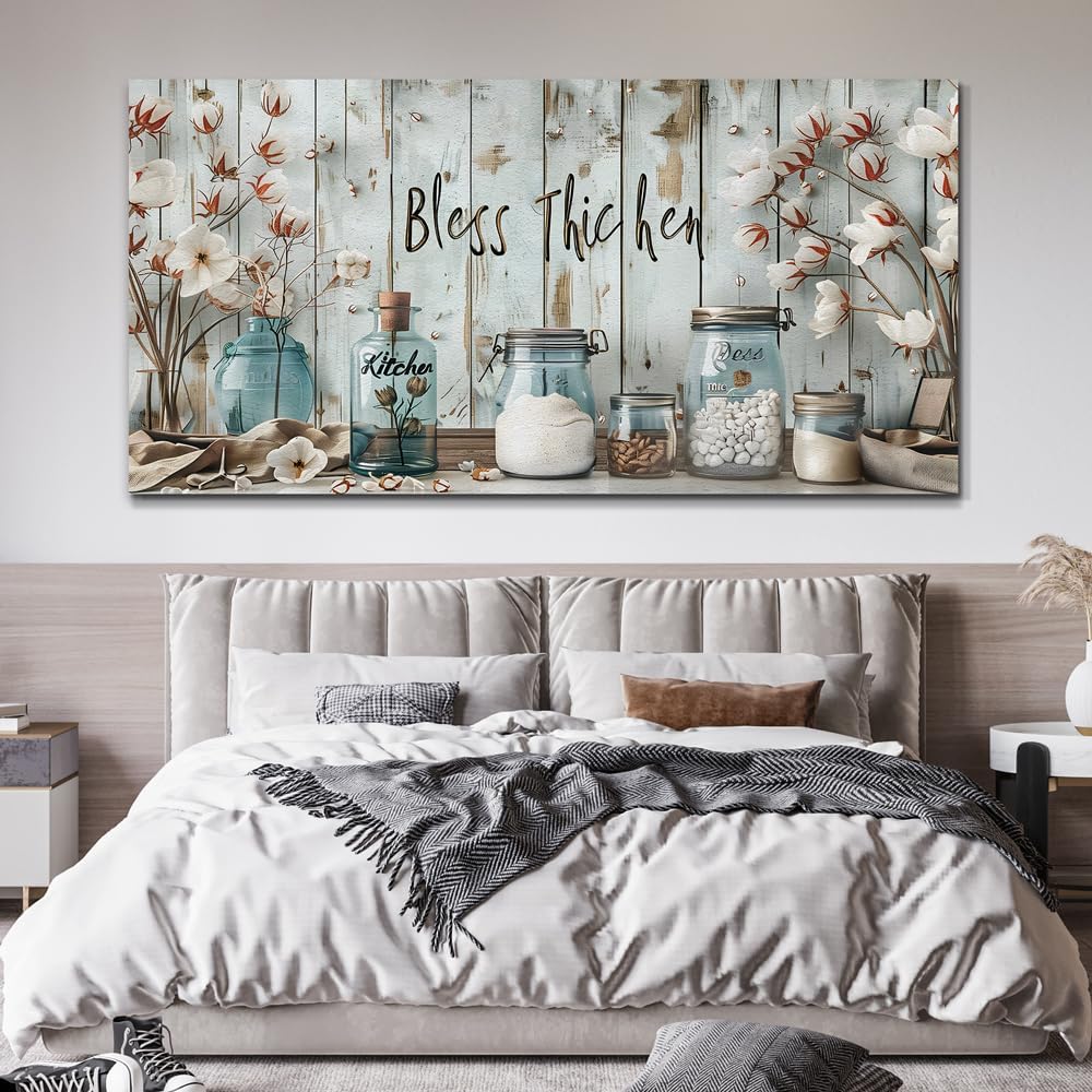 ERQINHUA Large Wall Decor Canvas Wall Art For Bedroom Living Room Decor Kitchen And Dining Room Painting Artwork Print For Home Decor Room For office Farmhouse Room Decoration Aesthetics 30x60 In
