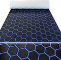 43.31' /37.7' New Hexagon EVA Self-Adhesive Boat Flooring and Decorative Fish for Yacht Pool Boat Flooring Sheet Thick Non-Skid mat