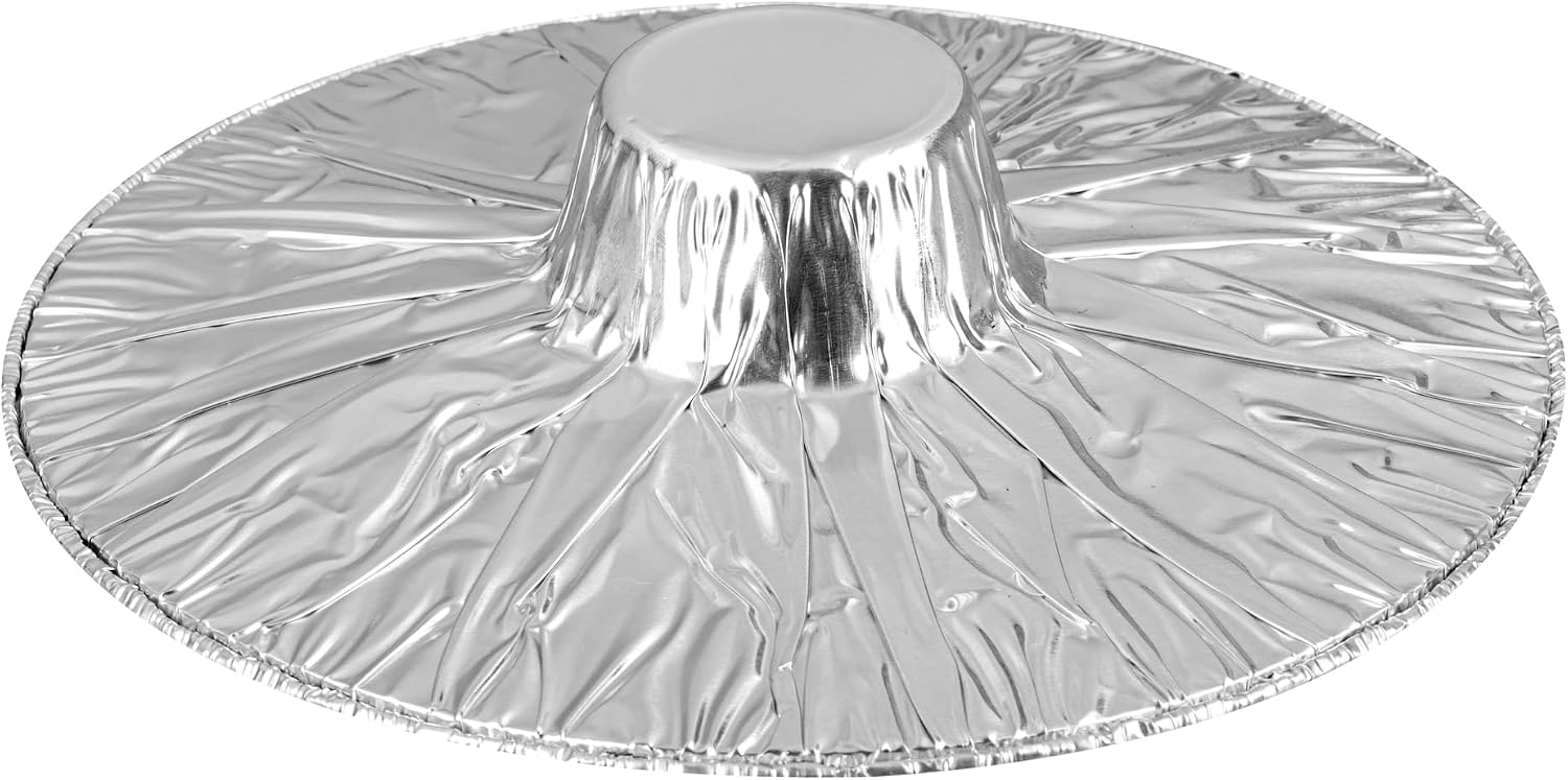 Foil Lux 60 Ounce Pans And Lids, 100 Disposable Pots With Lids - Oven-Ready, Stove Compatible, Aluminum Foil Baking Pans, Freezable, For Outdoor Camping, Vacation, Picnic, And More - Restaurantware
