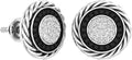 Dazzlingrock Collection 0.25 Ctw Round Black & White Natural Diamond Ladies Stud Earrings 1/4 CT, Sterling Silver