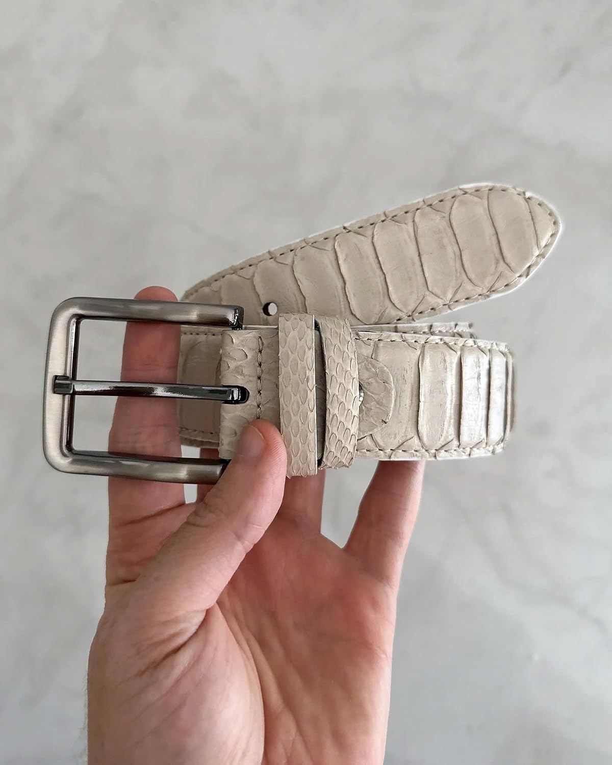 Genuine python leather skin belts for men snakeskin dress belt casual men's belt snake leather belts for men width 1.5'