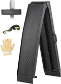 LEMNISCATE Motorcycle Ramps, 89'x12' Portable Loading Ramps for Pickup Trucks 750 LBS Capacity 7.5FT Aluminum Folding Ramps with Handle & Buckle for ATVs, Lawn Mowers, UTVs, Bike, 1PCS, Black
