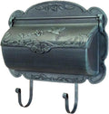 Special Lite Hummingbird Horizontal Wall Mount Mailbox - Verde Green Aluminum Mailbox for Wall Mount - SHB-1004-VG