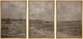 MUDECOR Framed Wall Art Print Set Vintage Neutral Countryside Landscape Rustic Field Path and Distant Trees Illustrations Modern Art Decorative for Living Room, Bedroom, Office - 24'x36'x3 NATURAL
