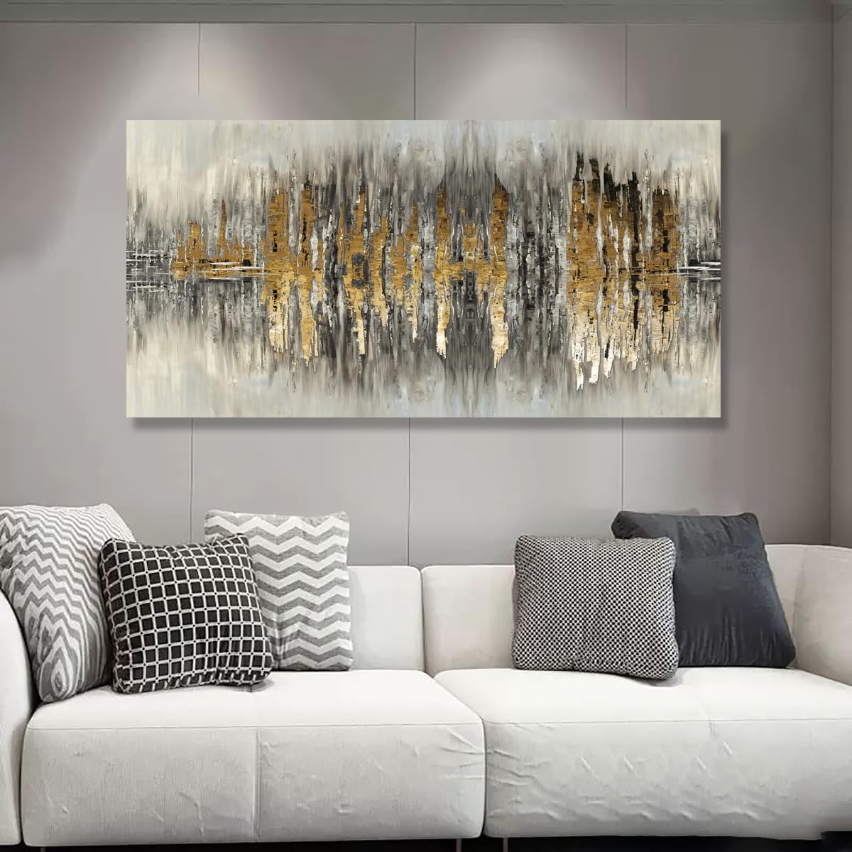 Color Block Abstract Pictures Canvas Wall Art for Living room Bedroom Wall Decor,An Inspirational Picture Wall Art Print Paitnings for home Decor,Morden Artwork Full of Imagination Line Drawing Canvas