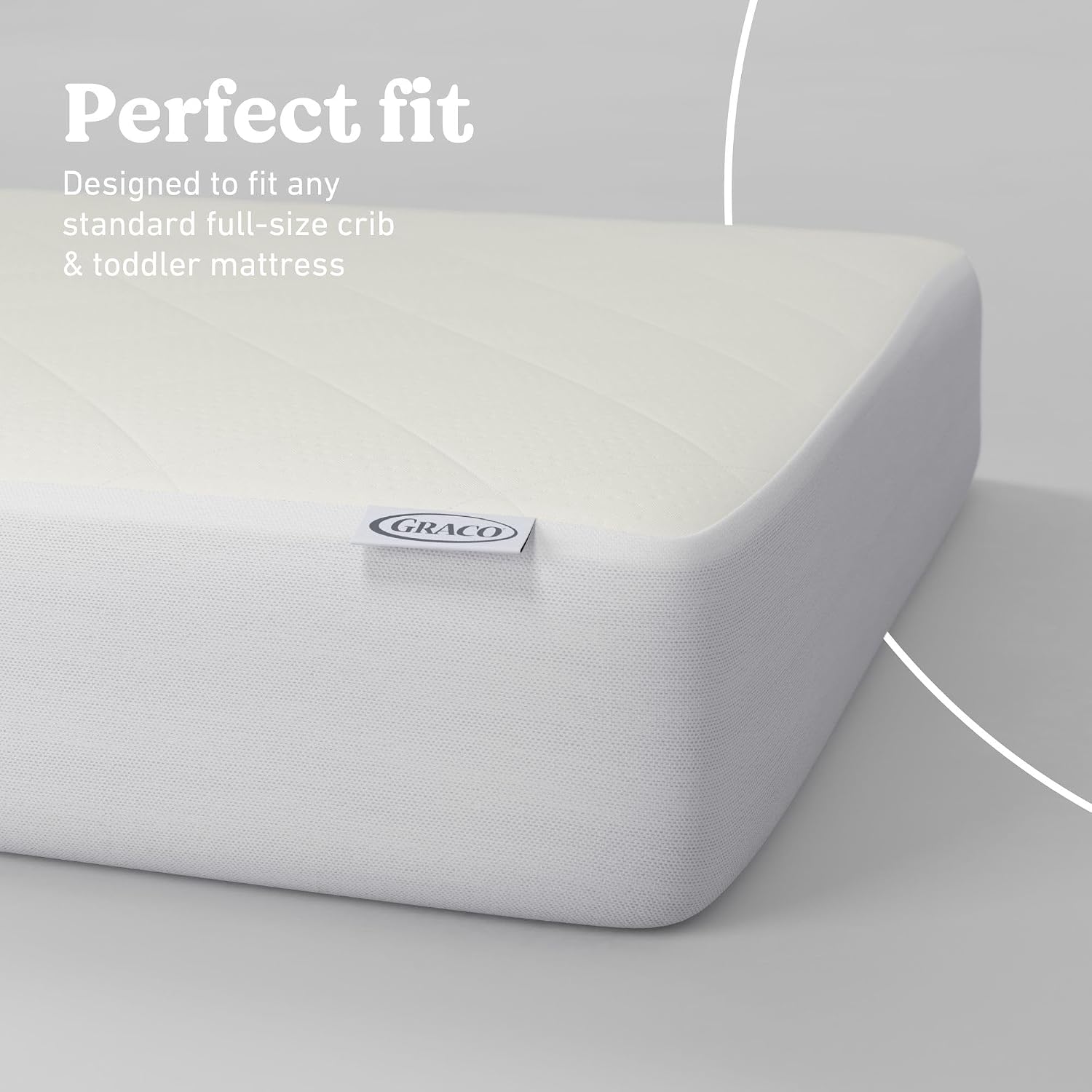 Graco Ultra Dual-Sided Crib Mattress & Protector Value Bundle (2-Pack) – Includes GREENGUARD Gold Certified Crib Mattress, GREENGUARD Gold Certified Waterproof Protector