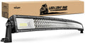 Nilight - 18015C-A LED Light Bar, 52Inch, 783W, 78000LM, Curved Triple Row Flood Spot Combo Beam Off Road Driving Lights for Boat, Trucks, 2 Years Warranty