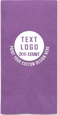 Personalized One-Color Imprint Dinner Napkins for Parties, Events, and Restaurants