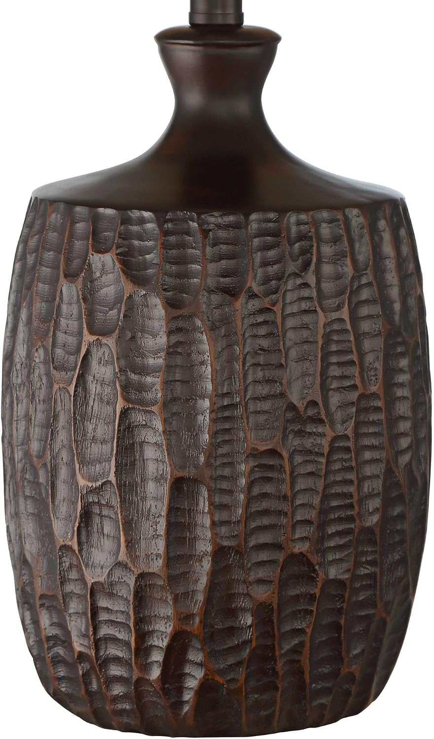 Franklin Iron Works Kelly 25 1/2' High Farmhouse Rustic Country Cottage 3-Way Table Lamp USB Cord Dimmer Brown Finish Single Mica Shade Living Room Charging Bedroom Bedside Nightstand (Colors May