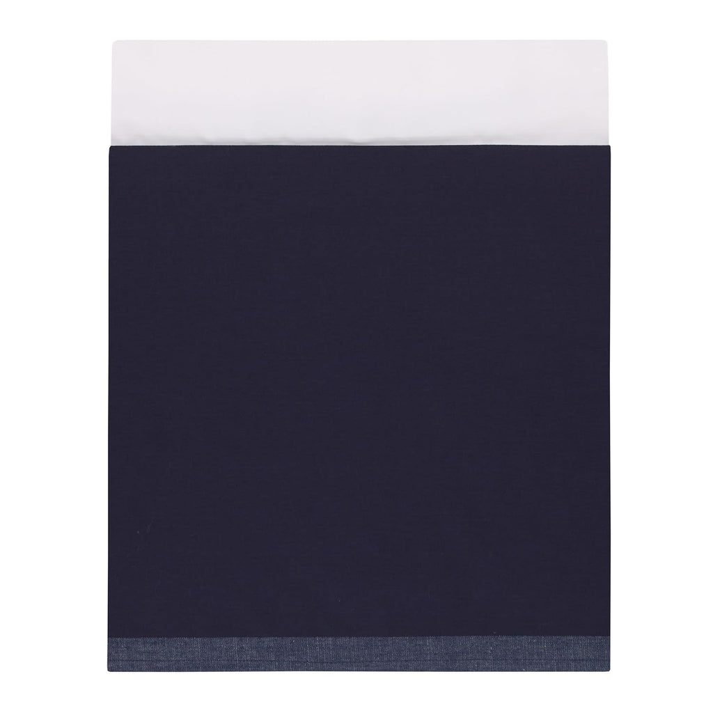 Warner Brothers Harry Potter Welcome Little Wizard Navy, Burgundy, Denim Blue and White, Appliqued 3 Piece Crib Bedding Set - Comforter, Fitted Crib Sheet, and Crib Skirt