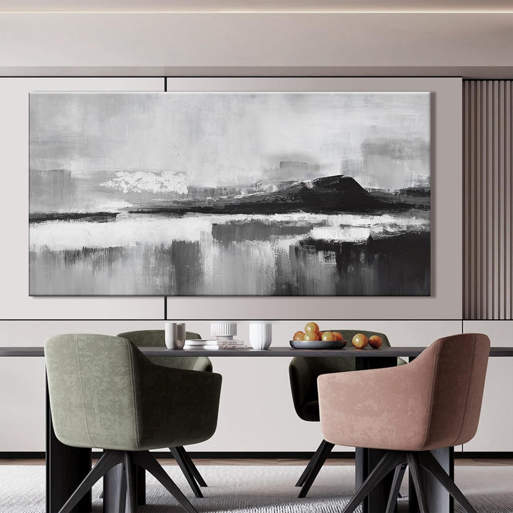 Abstract Wall Art Decor Large Home Decor Wall Art Prints Black and White Wall Decor Modern paintings Decorations for Living Room Bedroom Kitchen Office 30'×60'