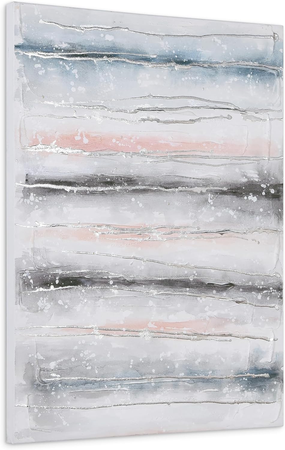 Empire Art Direct Abstract Wall Art Textured Hand Painted Canvas by Martin Edwards, Unframed, 40' x 30', Blue Roads