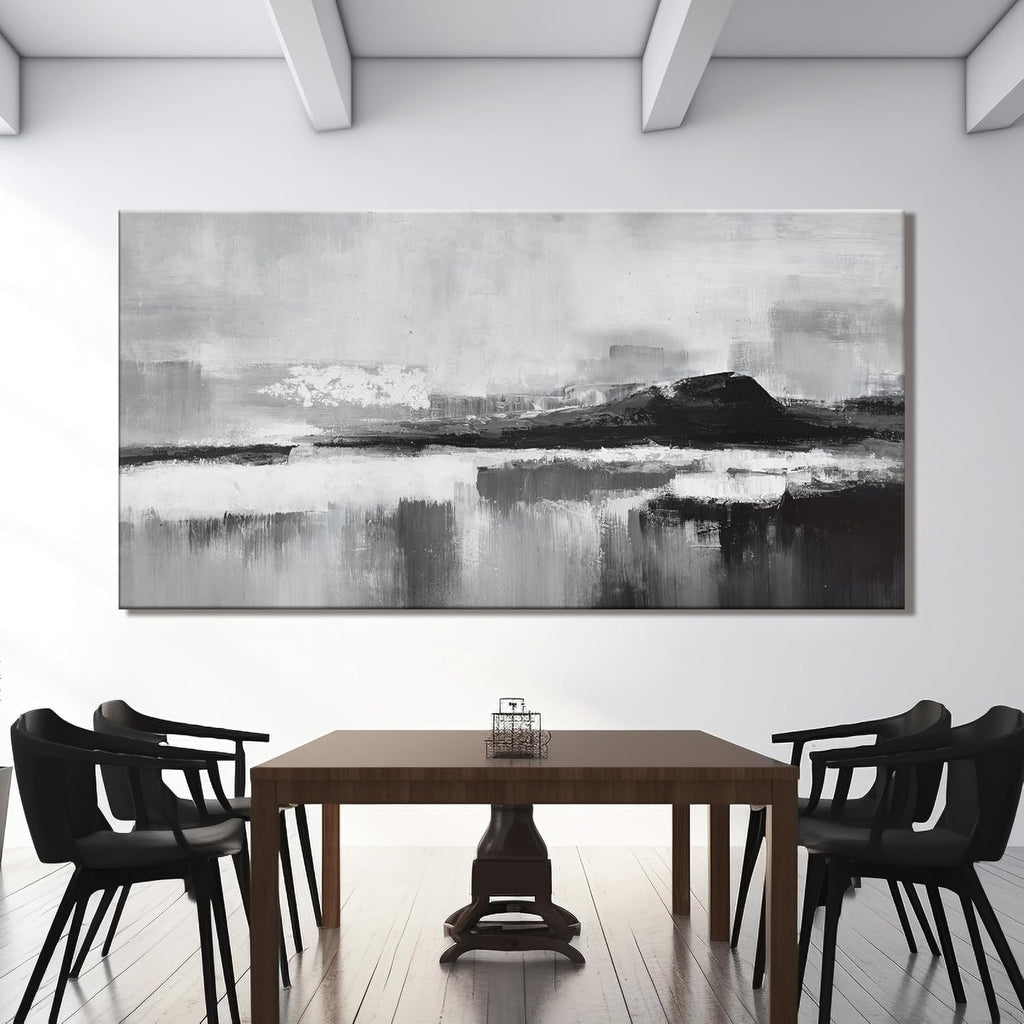 Abstract Wall Art Decor Large Home Decor Wall Art Prints Black and White Wall Decor Modern paintings Decorations for Living Room Bedroom Kitchen Office 30'×60'