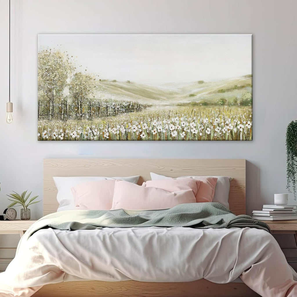 QSQ Wall Art Decor Natural Wall Decorations Home Decor Wall Art Prints Mountain Wilderness Landscape Large Size Artwork for Living Room Wall Bedroom Kitchen Office Decor 29'×58'