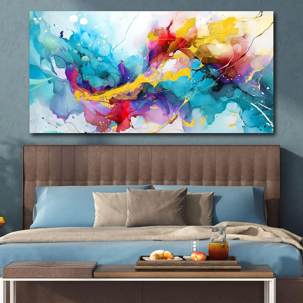 LAOTOART Modern Art Wall-Decor for Office Women - Abstract Wall Art - Large Wall Paintings for Living Room Ready to Hang Size 29' x 59'