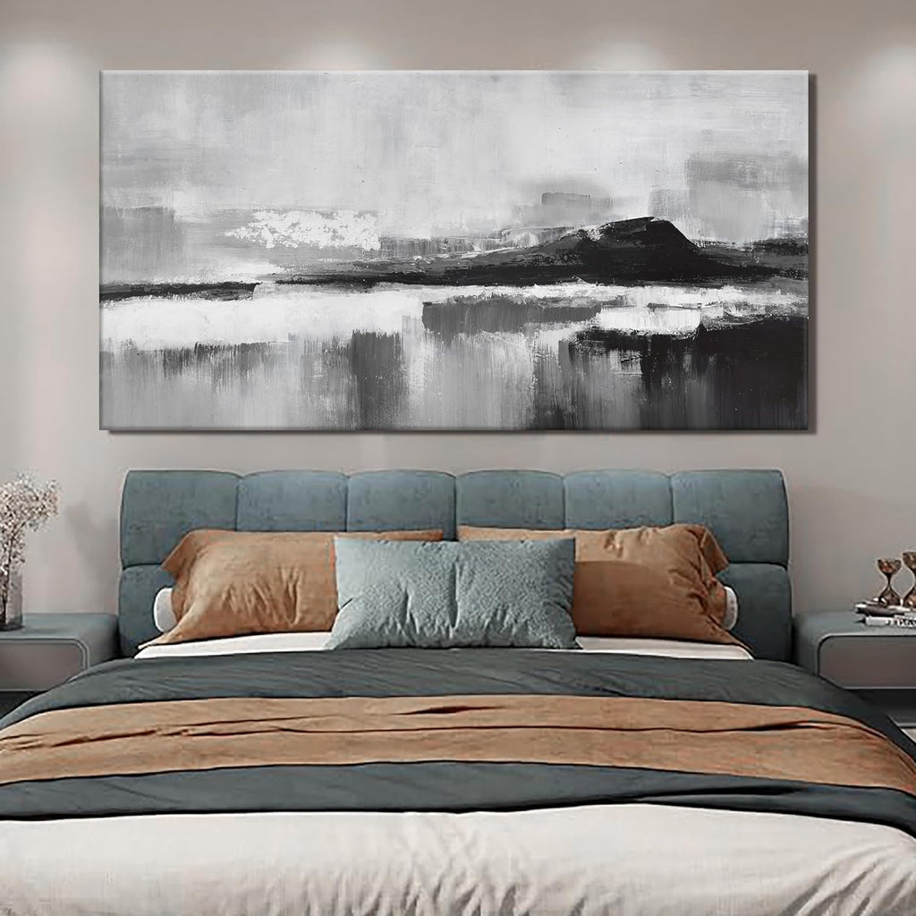 Abstract Wall Art Decor Large Home Decor Wall Art Prints Black and White Wall Decor Modern paintings Decorations for Living Room Bedroom Kitchen Office 30'×60'