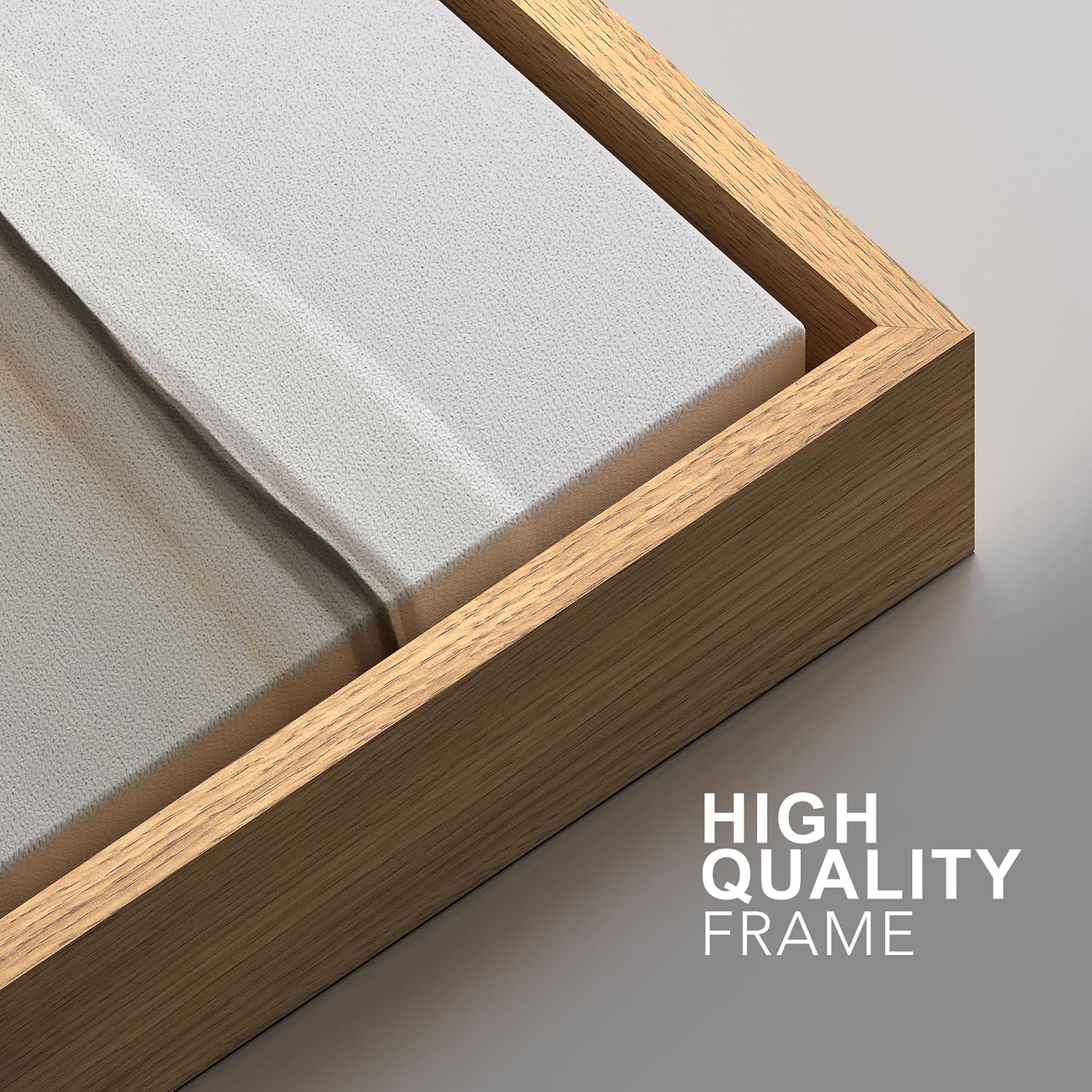 SIGNFORD Framed Canvas Print Wall Art Set Neutral Abstract Landscape Soft Earthy Gradients Illustrations Modern Art Relax/Calm for Living Room, Bedroom, Office - 24'x36'x3 Natural
