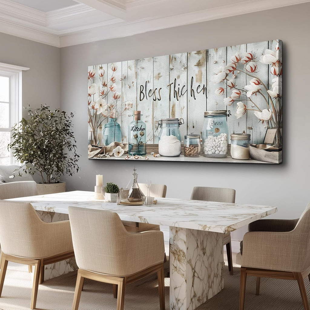 ERQINHUA Large Wall Decor Canvas Wall Art For Bedroom Living Room Decor Kitchen And Dining Room Painting Artwork Print For Home Decor Room For office Farmhouse Room Decoration Aesthetics 30x60 In