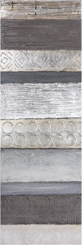 Empire Art Direct Abstract Wall Art Textured Hand Painted Canvas Wall Art, Designed by Martin Edwards, Unframed, 60' x 20', Fluid, Ready to Hang, Living Room, Bedroom