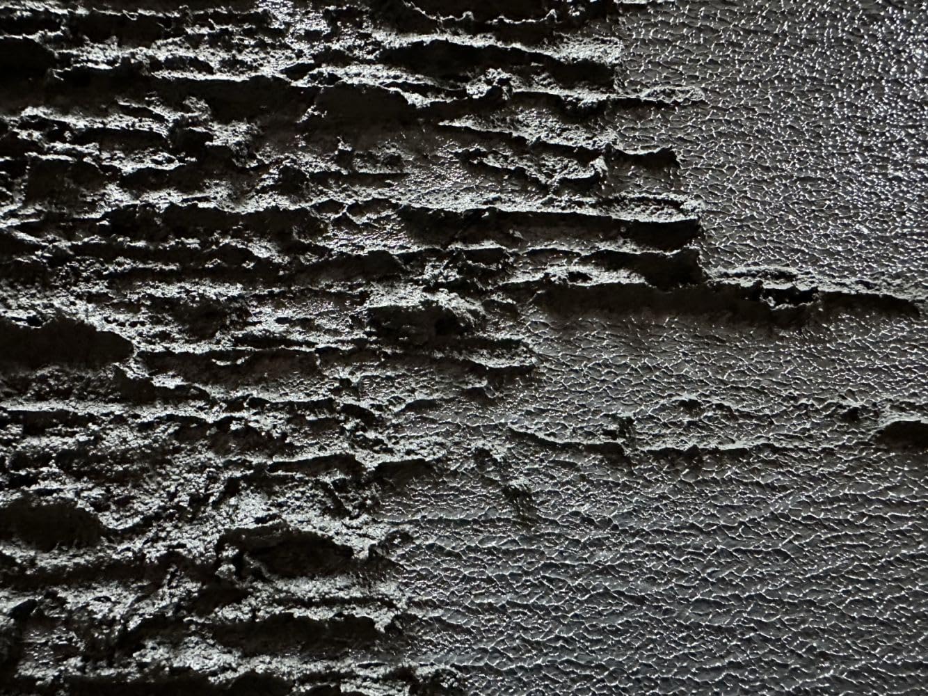 Framed Black Canvas Wall Art, Modern Abstract Oil Paintings, Relief Texture Wall Art for Living Room Bedroom Wall Decor