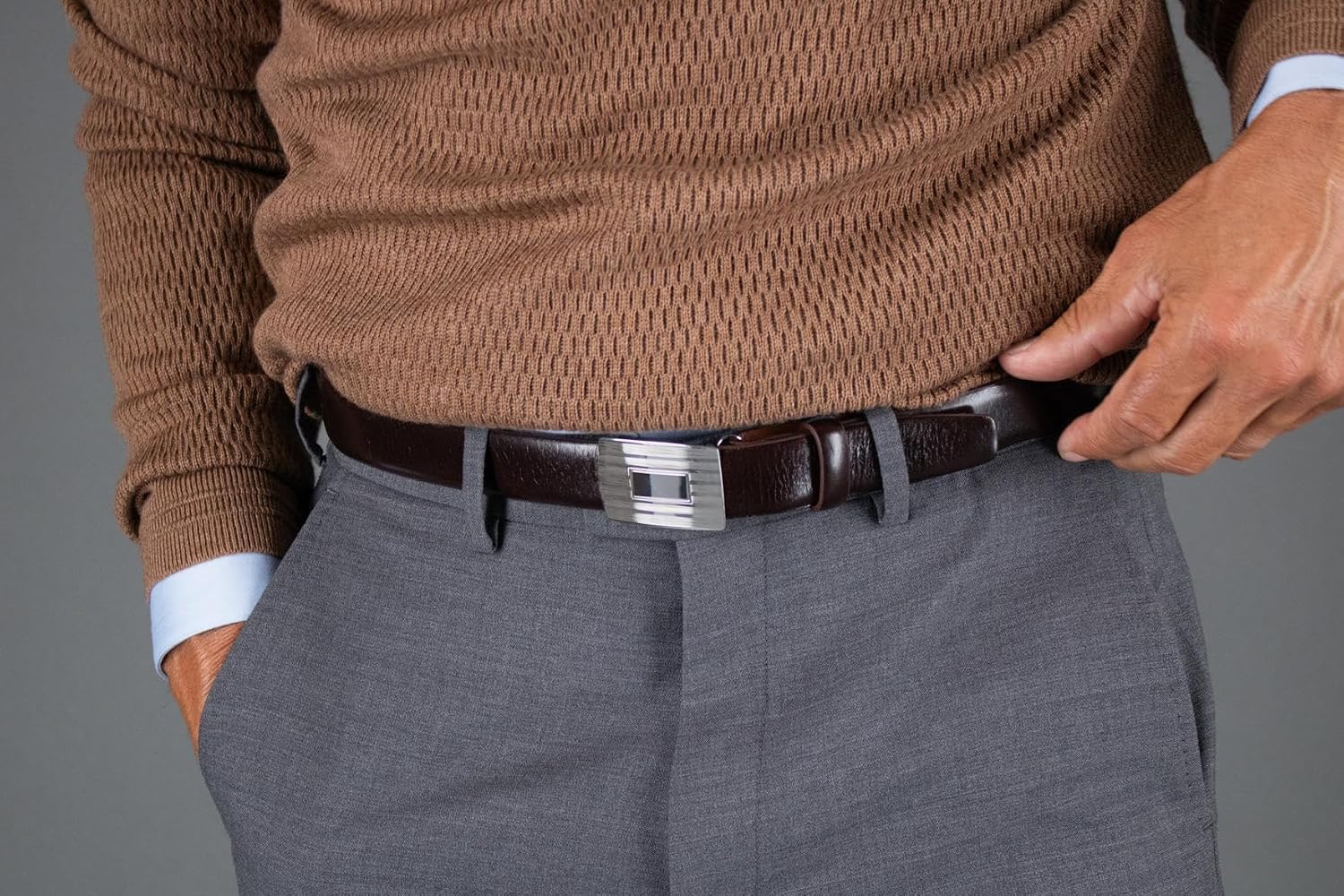 Trafalgar Cortina Leather Belt Strap - 1 3/16 inch wide (30mm)