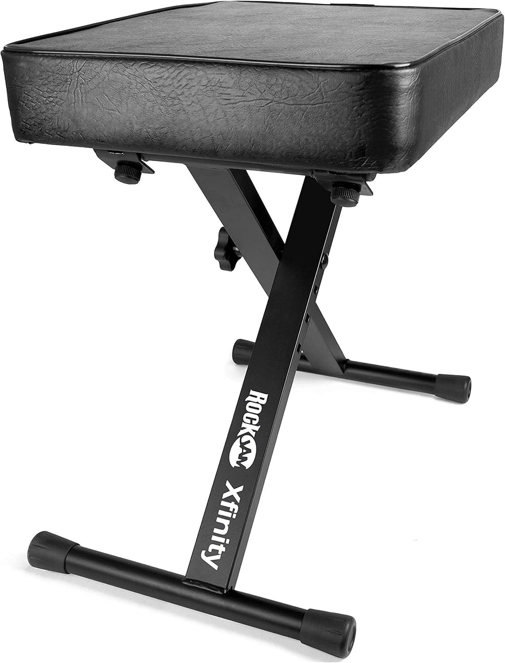 RockJam 88 Key Digital Piano with Full Size Semi-Weighted Keys, Power Supply, Sheet Music Stand, Piano Note Stickers & Simply Piano Lessons & KB100 Adjustable Padded Keyboard Bench, X-Style, Black