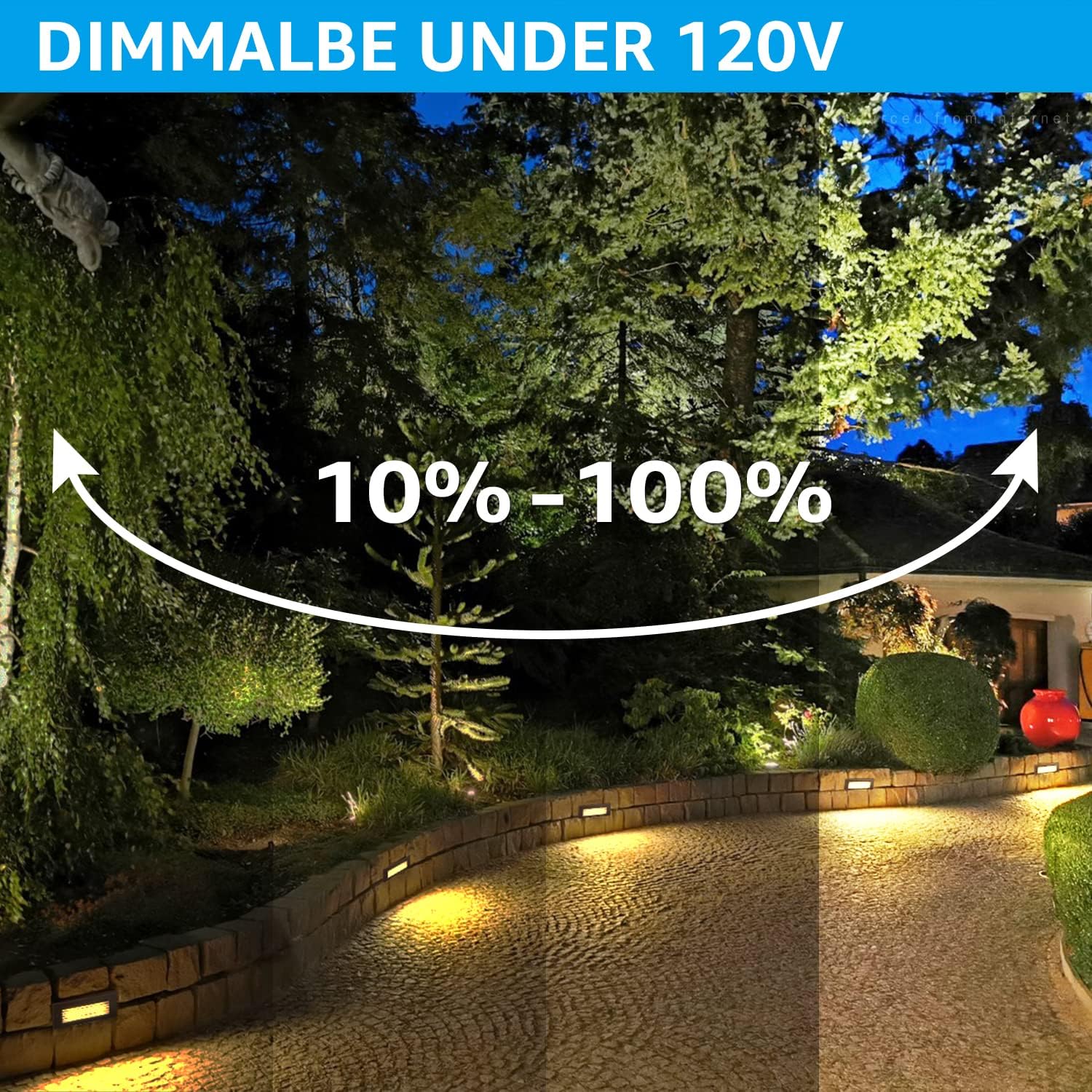 LEONLITE Update 5CCT LED Step Lights 120-277V, Dimmable 4.5W 300LM Anti-Glare LED Deck Steps Stair Lights Outdoor, 1800K2700K3000K4000K5000K, CRI 90, ETL, IP65 Waterproof, Oil Rubbed Bronze, Pack of 3