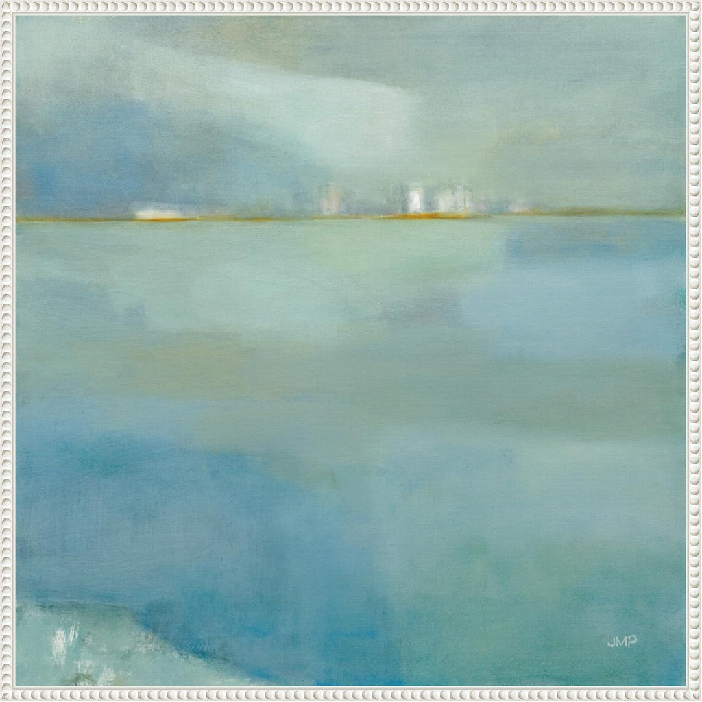 Amanti Art Framed Canvas Wall Art 30x30 Fog and Dew by Julia Purinton, Framed Wall Art Canvas, Abstract Artwork, Traditional Decor, Large Poster Painting for Living Room, Bedroom, Bathroom, Kitchen,