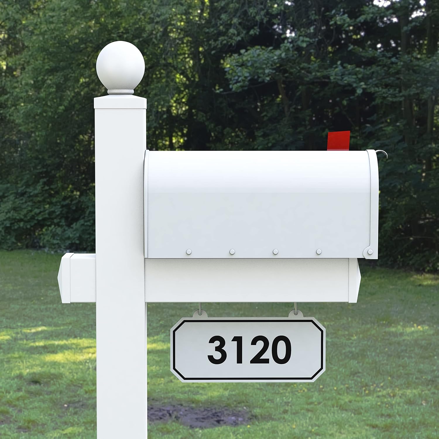 The Monroe Complete Mailbox System (White)