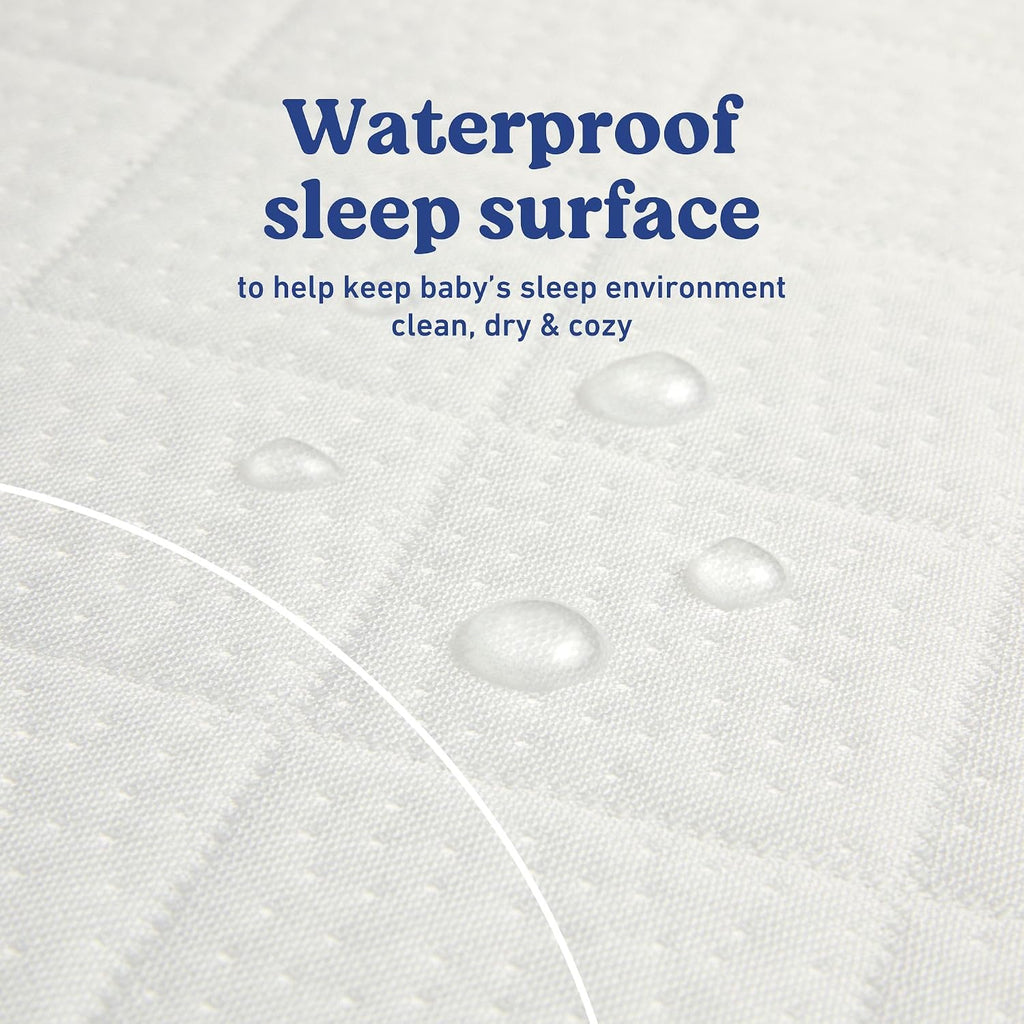 Graco Ultra Dual-Sided Crib Mattress & Protector Value Bundle (2-Pack) – Includes GREENGUARD Gold Certified Crib Mattress, GREENGUARD Gold Certified Waterproof Protector
