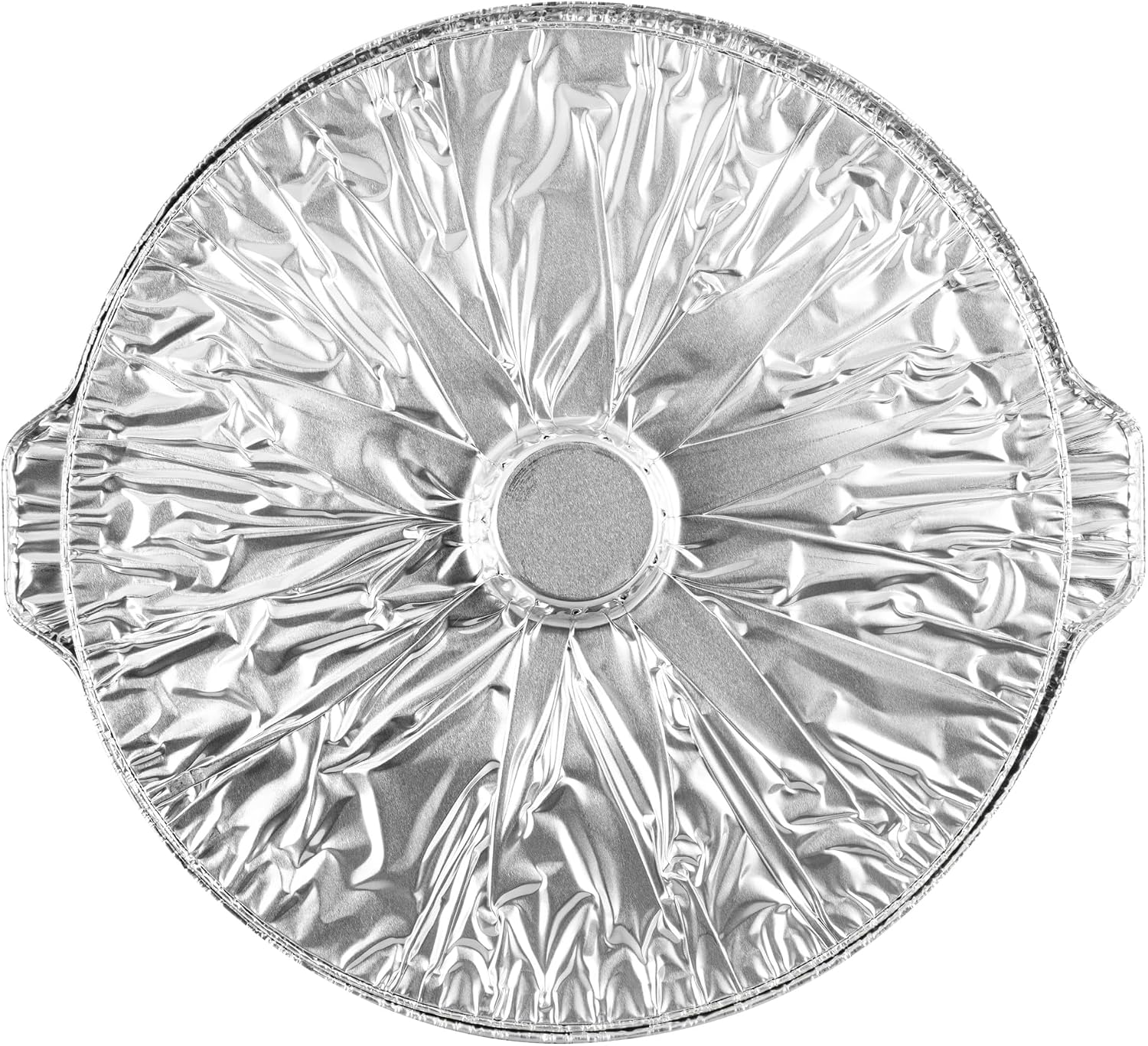 Foil Lux 8.5 Quart Pans And Lids, 50 Disposable Pots With Lids - Oven-Ready, Stove Compatible, Aluminum Foil Baking Pans, Freezable, For Outdoor Camping, Vacation, Picnic, And More - Restaurantware