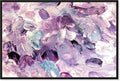 Oliver Gal Amethyst Gardens Canvas Print Wall Art for Living Room, Bedroom, and Bathroom, 24' x 16', Black Floater Frame